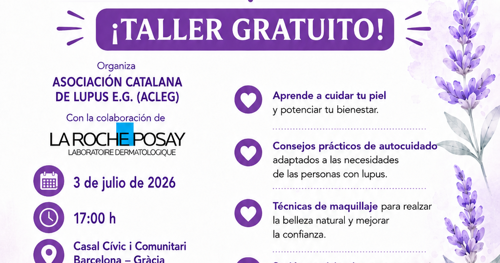 cartel taller maquillaje 2026