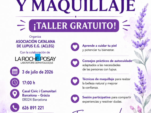 cartel taller maquillaje 2026